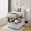 Grand lit plateforme tapissier Teddy-1639051309