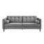 Jeses 204Cm Velvet Square Arms Sofa-1066837128
