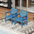 Bensley Patio Dining Chair HDPE Armchair (Set of 2)-70558364