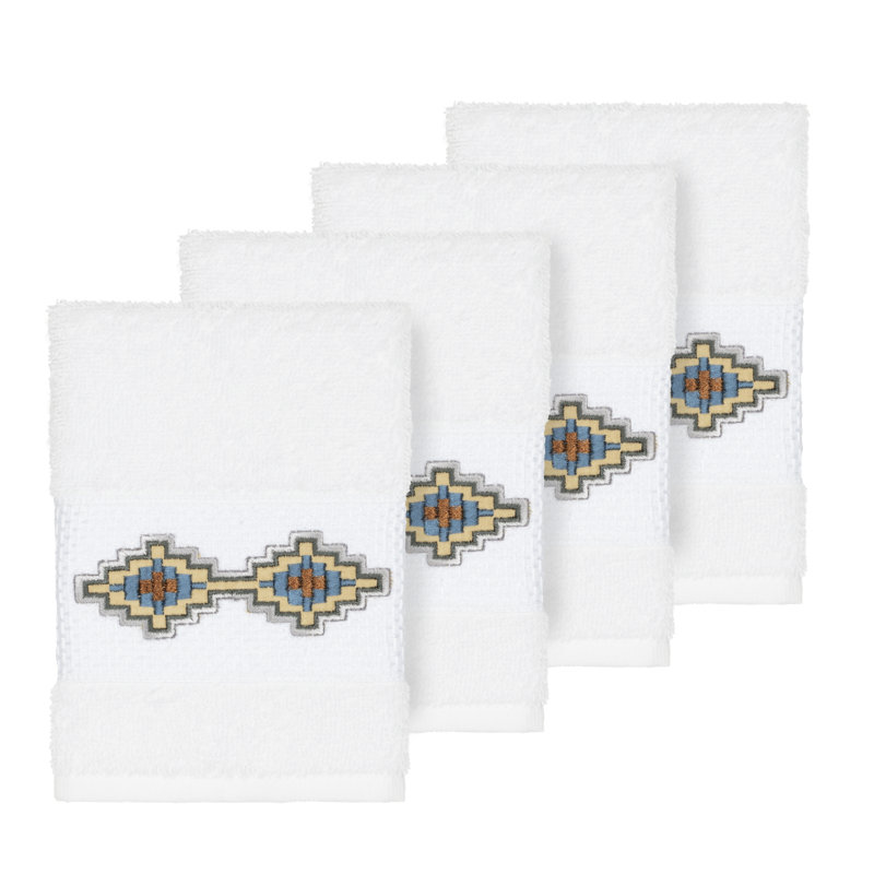 Gianna Turkish Cotton Washcloth, White