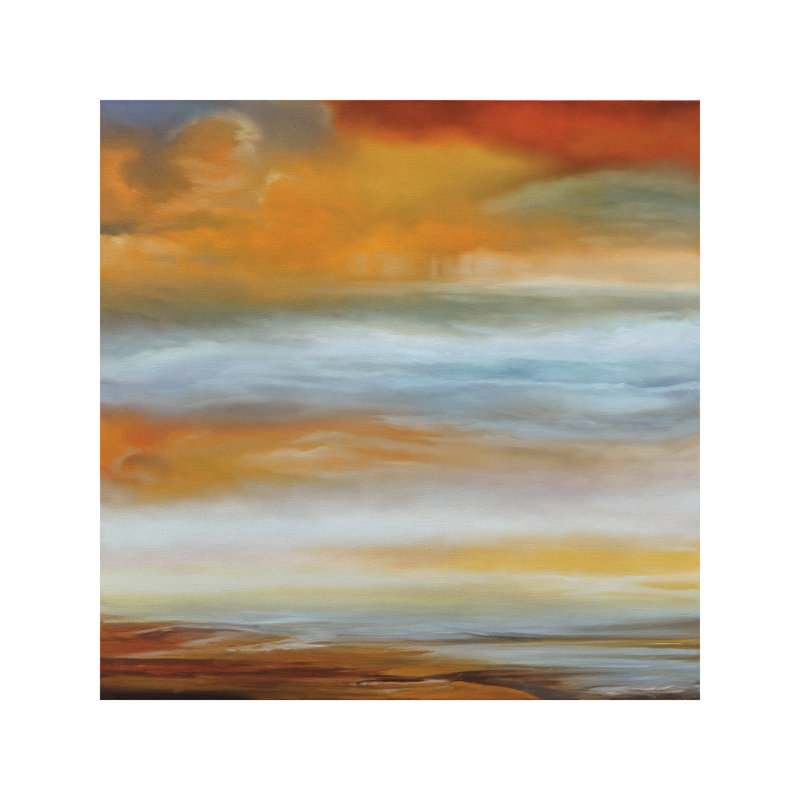 Earth And Sky I by Matt Russel - Wrapped Canvas Painting, 66.04 cm H x 66.04 cm W x 1.91 cm D