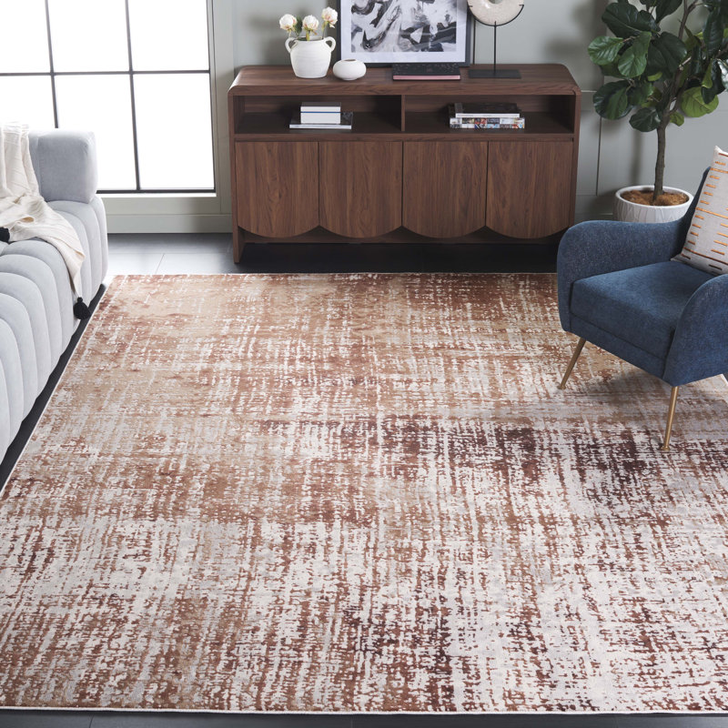Tapis abstrait Noble 776 Performance, Rectangle 8 pi 0 po x 10 pi 0 po