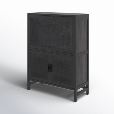 Caprice Bar Cabinet-Natural Cane