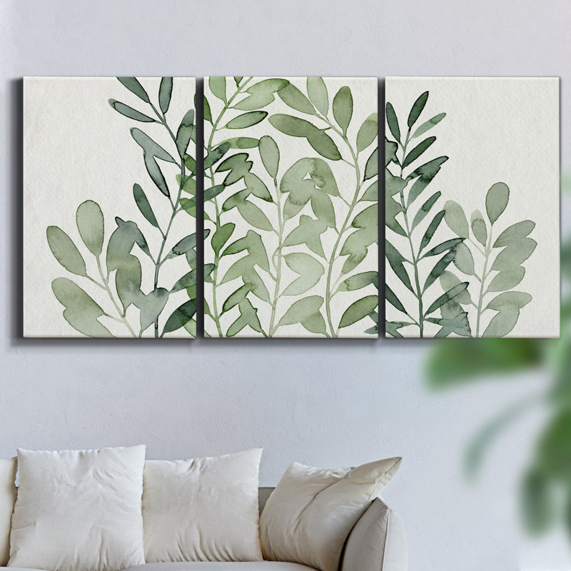 «Hanging On IX», reproduction sur toile 3 pièces, H 36 po x l 72 po x P 2 po