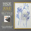 Inky Daffodils I - reproduction encadrée de qualité supérieure - prête à être accrochée - aucun clou requis - aucun clou requis-354193026-354193025