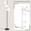Bonns 150cm Black Tree Floor Lamp