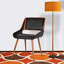 Chaise d'appoint en noir nairn-175398361
