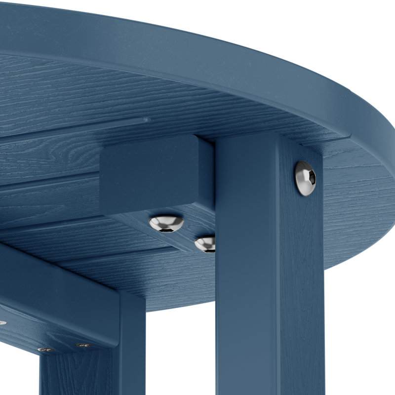 Ensemble de 2 tables d'appoint 16 po Adirondack, Bleu foncé