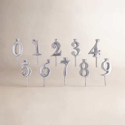 Mariposa Number Candle Holder Set