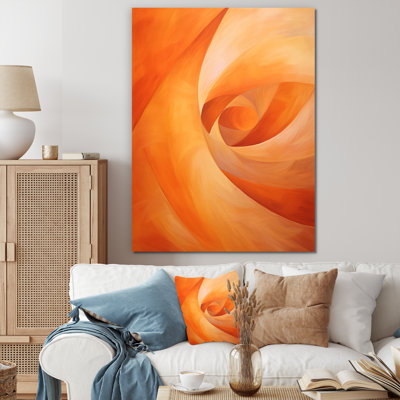 Cynitha - Abstract Spirals Wall Art For Living Room
