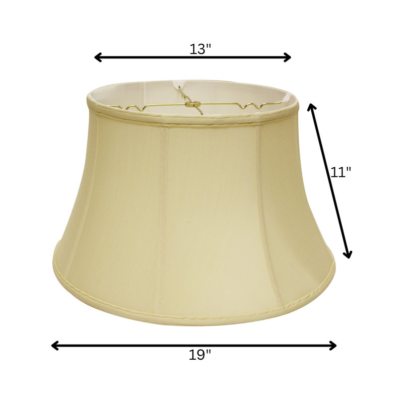 Abat-jour cloche en lin 11 "(araignée), Brun clair