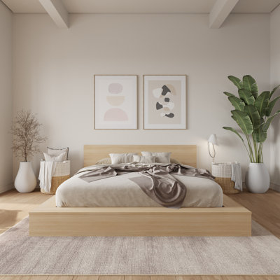Makoa Low Platform Bed Set