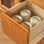 Buffet de rangement multifonctionnel en bois massif-1010150112