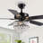 Gloristeen 52'' Ceiling Fan with Light Kit