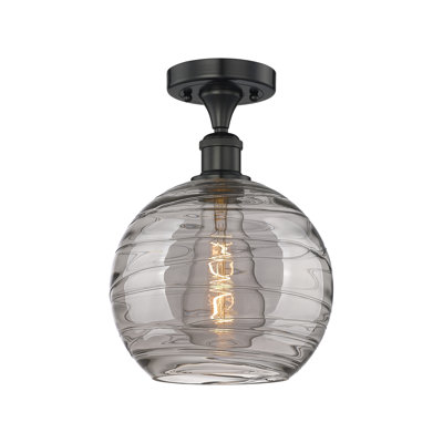 Plafonnier semi-encastré 1 lumière