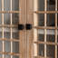 Vitrines en bois manufacturé beige et Burlywood