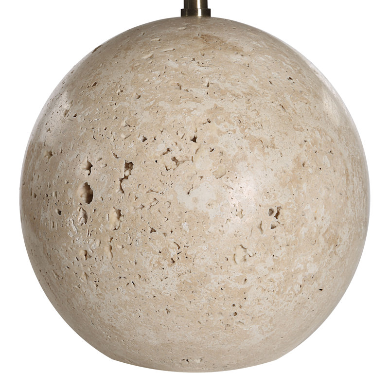 Minerba Table Lamp, Beige, Ivory