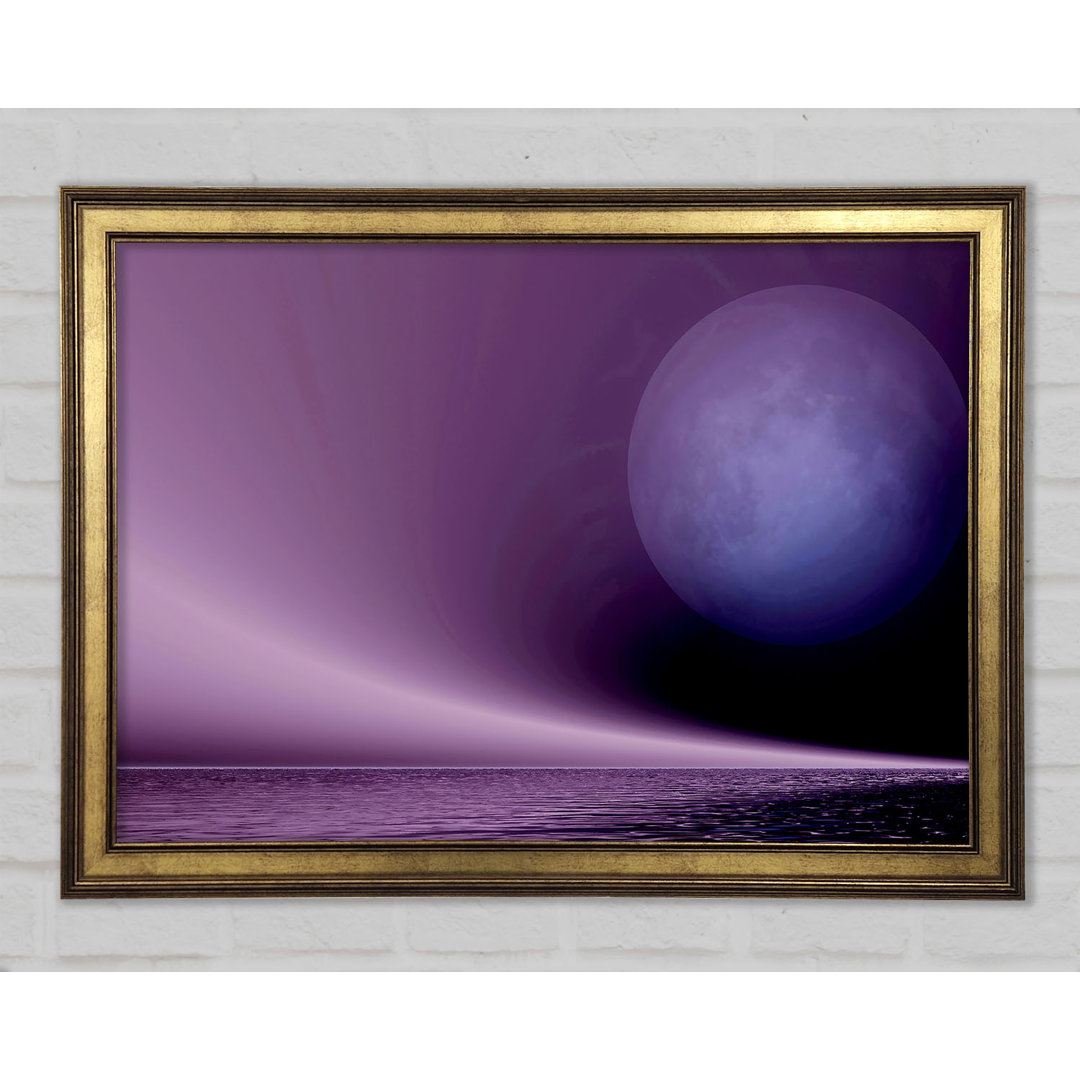 Gerahmtes Bild Lavender Moon