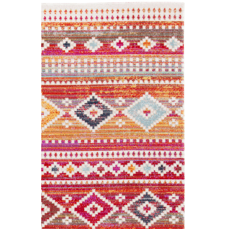 Tapis d'intérieur / extérieur Virgil 200 Performance Southwestern, Tapis de couloir 2 pi 3 po x 8 pi