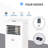 HomCom 10000 BTU Portable Air Conditioner with Energy Saver Mode and Dehumidifier Function