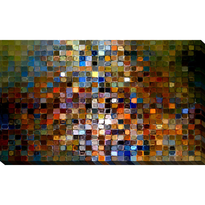 «Tile Art # 1 2007», impression, H 28 po x l 48 po x P 1,5 po, Toile tendue