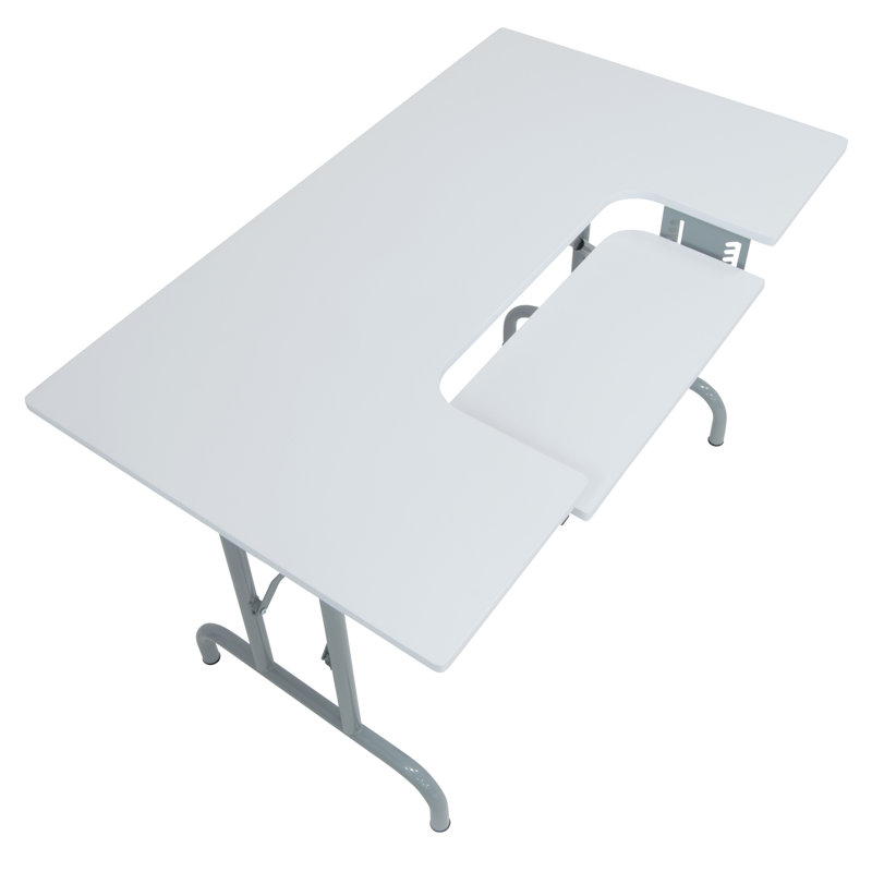 47.5'' x 28'' Foldable Sewing Table with Sewing Machine Platform