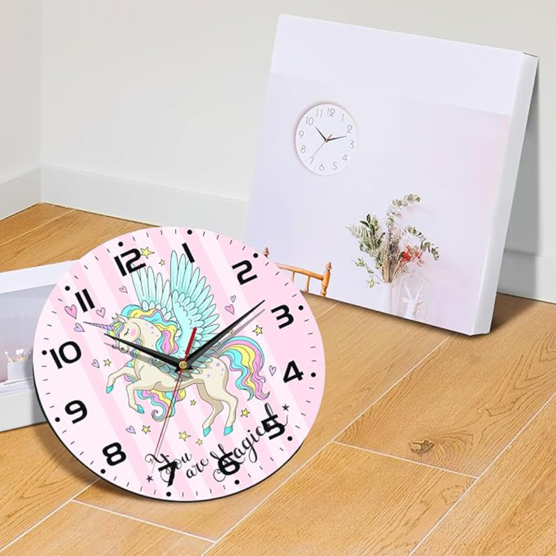 Horloge murale mignonne Pegasus