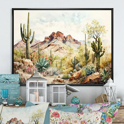 Arizona désert III - art mural occidental