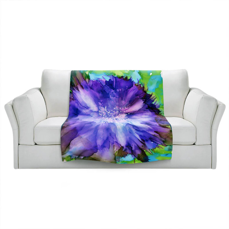 Hand Woven Throw Blanket, 68" W x 80" L