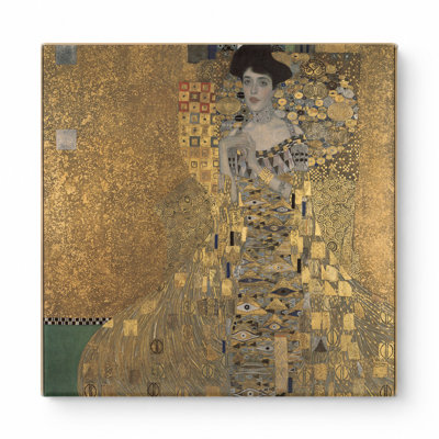 Portrait d'Adèle Bloch-Bauer I (1907) - Art mural carré sur toile