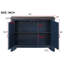 Console de 40 po avec rangement, tablette réglable rétro-1759837182