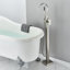 Robinet de baignoire autoportant monocommande à fixation au sol