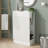 Freestanding Single Bathroom Vanity, Reversible Sink and Door