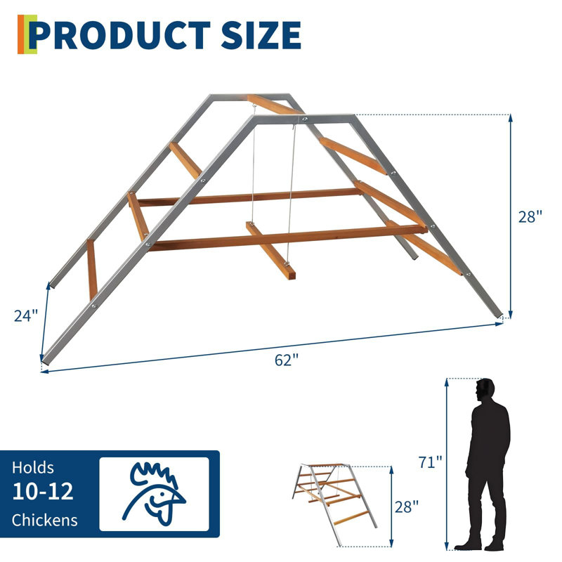 71.1cm Metal Floor Bird Cage