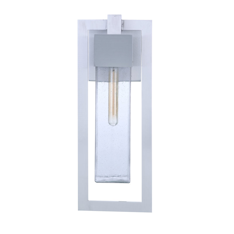 Perimeter Wall Light, 21.75" H x 8.38" W x 6.13" D, Satin Aluminum