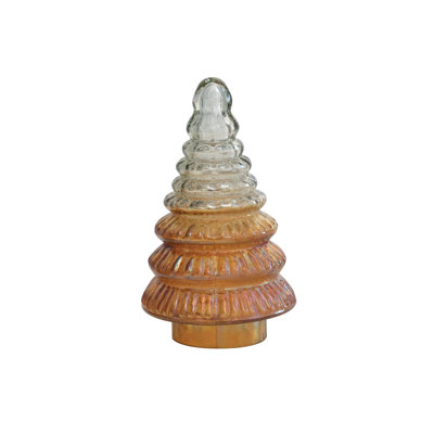 Embossed Two-Tone Mercury Glass Tree