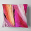 Red Vibrant Brushstrokes - Coussin imprimé abstrait-30642890-30642893