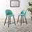 Cordial Performance Velvet Bar Stools - Set of 2-1761578499