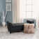 Claxton Upholstered Flip top Storage Bench 50.00” W x 19.50” D x 20.50” H BUTTON TUFTED DIAMOND STITCH