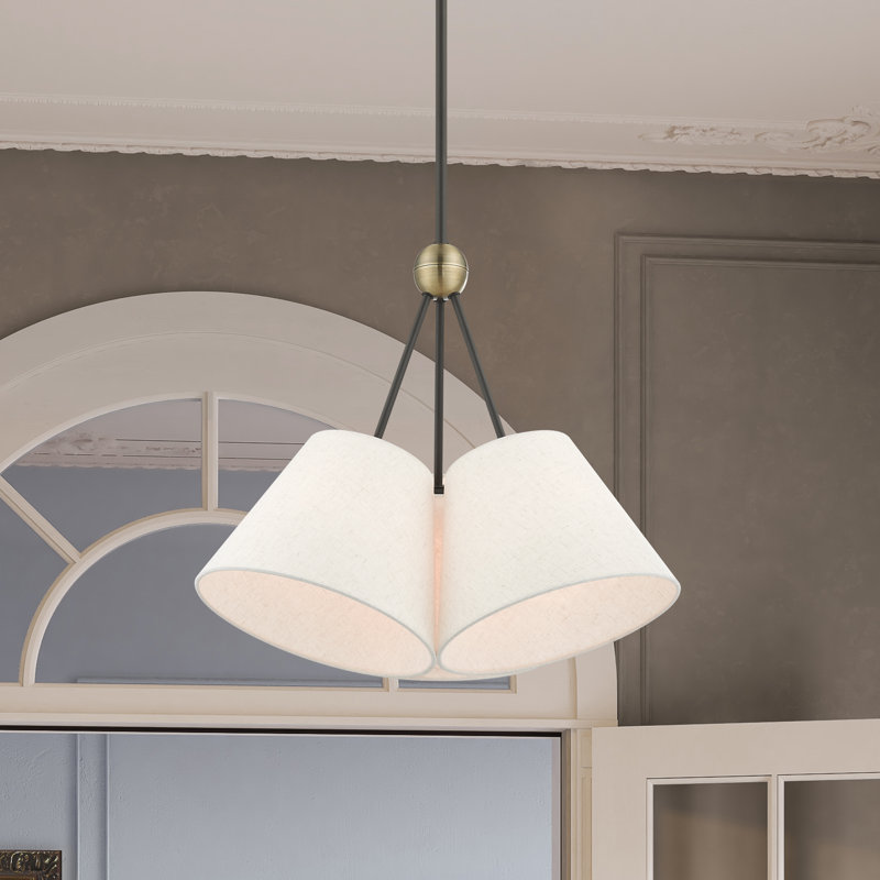 Lustre classique / traditionnel à 3 lumières Grove, Avoine, Bronze