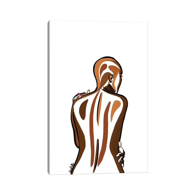 Bald And Beautiful II by NoelleRx - Wrapped Canvas Painting, 20.32 cm H x 30.48 cm W