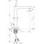 AXOR Citterio Vessel Sink Bathroom Faucet with Drain Assembly-17010954