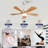 42" 5- Blade Ceiling Fan With Remote Control And Led Light-1304945198-1304945199