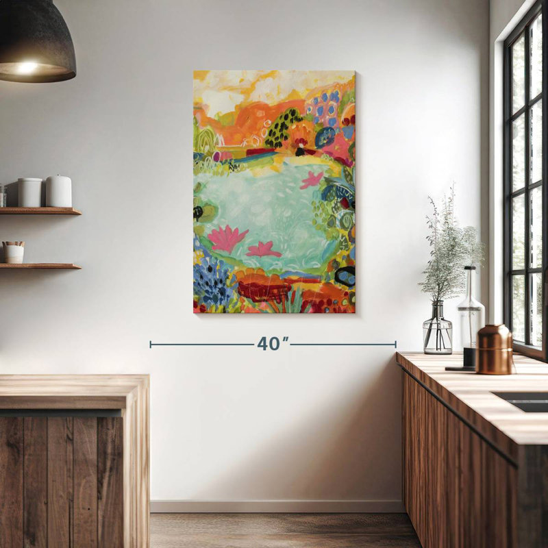 Alvord Whimsical Pond I, H 39 po x l 26 po