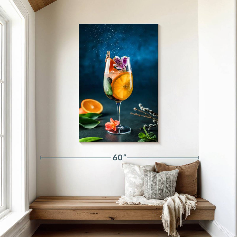 Yarlin Citrus Cocktail, 45" H x 30" W