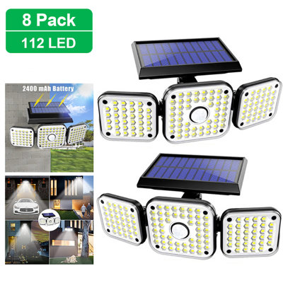 1.8-Watt LED Solar Power Flood Light with Motion Sensor