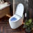 BCANHOME Smart Toilet with Tankless Bidet Wash, Auto Open Lid, 1.28 Gallons Auto Dual Flush, Heat Seat, Warm Wash/Dryer, Soft Closing, Remote Control