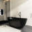 65 Inch Artificial Stone Solid Surface Freestanding Bathroom Bathtub