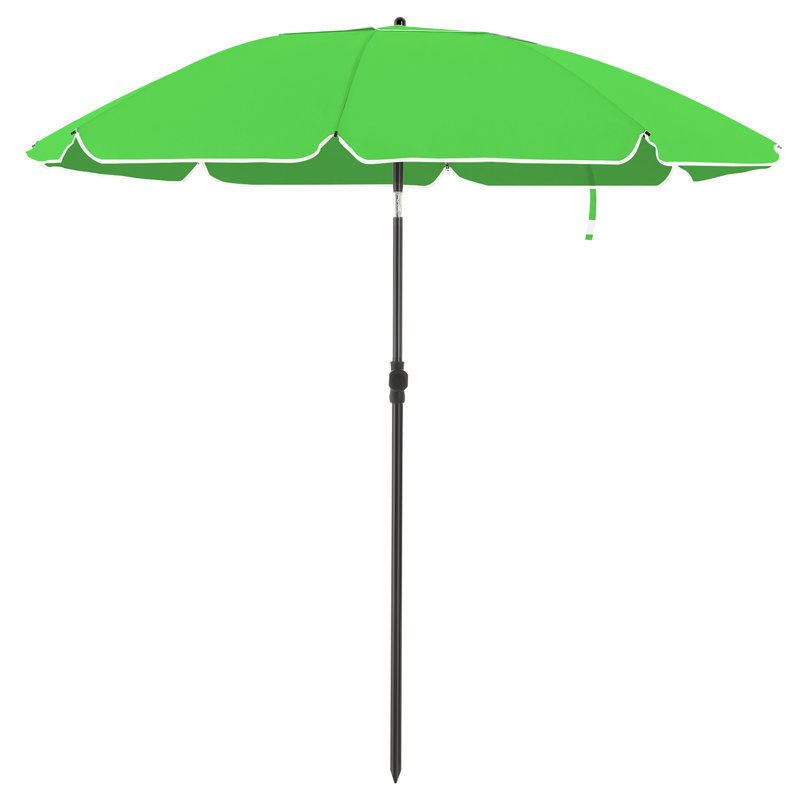 Braley Beach Parasol, Taupe, 230cm H x 200cm W x 200cm D