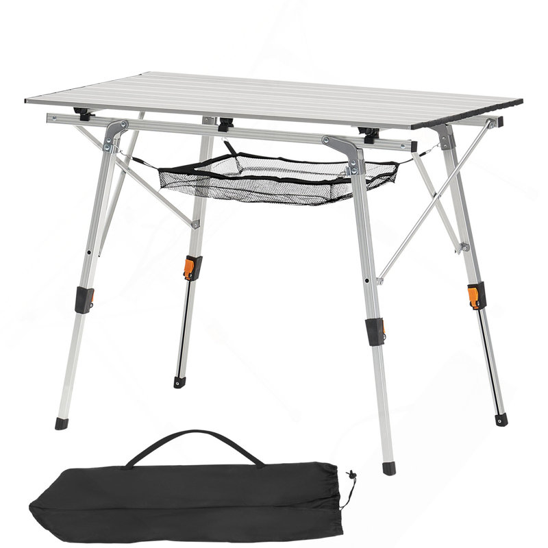 Couche de maille pliante en aluminium pour table de camping